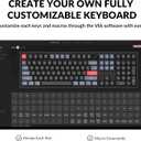 Keychron V6 Wired Custom Mechanical Keyboard Knob Version, Full-Size QMK/VIA Programmable Macro with Hot-swappable Keychron K Pro Red Switch Compatible with Mac Windows Linux Black (Non-Transparent)