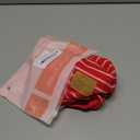 KYEESE Dog Pajamas, Soft 4 Legs Doggie Jammies, Striped Velvet Fleece Dog PJS, Pet Jumpsuit Puppy PJS, Stretchable Outfit Cozy Onesie Sleepwear Soft Pajamas, Red Striped, Small