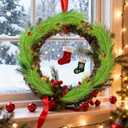 3 x 12-Pack St Patricks Day Lime Green Christmas Tree Picks, Furry Elf Tree Topper Decorations with Glitter Ball Ornaments, Adjustable Xmas Tree Stems for Holiday Wreaths, Vases, and DIY Crafts