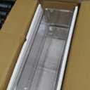 Fridge Drawer Pull Out Stackable Bins, Clear Refrigerator Stackable Organizers, Fridge Organizer Storage for Kitchen, Pantry, Vegetables, Fruits (2 Small)