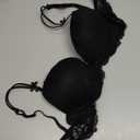 Women's Push Up Bra Lace Comfort Black  Size 80C 
