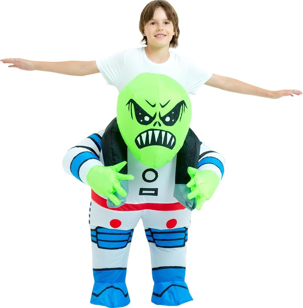 One Casa Blow Up Costume Child,Inflatable Costumes for Kids,Riding Alien Costume,Halloween Costumes for Boys/Girls (7-10YRS) One Casa Blow Up Costume Child,Inflatable Costumes for Kids,Riding Alien Costume,Halloween Costumes for Boys/Girls (7-10YRS)