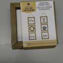 Hampton Art Wood Rustic Frame 6" X 6" Hanging Trio With White Insert, Wood Plaque, Sign Blank, Blanks, Wooden Plaques, Blank Signs For Crafts, Wooden Sign Blank, Planks For Crafts