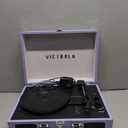 Victrola Journey Bluetooth Portable Suitcase Record Player with Built-in Speakers, 3 Speed Vinyl Record Player, RCA Out, Headphone Jack