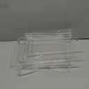 6 Pack Acrylic Shelf Dividers for Closet Organization, Clear Shelf Divider Fits Shelves of 0.4-1 Inch,Purse Organizer for Closet, Shelf Organizer, Closet Organizers and Storage