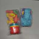 hahaland Montessori Toys for 1 Year Old Boy Girl Birthday Gift - 10 in 1 Cloth Fishing Game Easter Basket Stuffers for Toddler Toys 1-3 with Stacking Cups - Number Counting, Color Sorting Learning