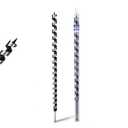 1-1/8 inch X 31.5 inch Auger Bit for Wood, 28x800mm Extra Long Auger Drill Bit for Wood,3/8 inch Hex Shank