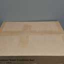 Outdoor Seat Cushion Set 24 L  24 W  5 H Inch Waterproof & Fade Resistant Patio Furniture Cushions with Removable Cover with Handle and Straps for Sofa Chairs, Chairs (Grey)