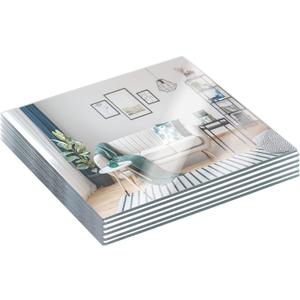 10" Square Mirrors for Centerpieces, Square Mirror Centerpieces for Tables, Mirror Plates 2mm, Centerpieces & Wedding Decorations & Baby Shower Party & Christmas Decorations, 12pack (Rectangle)