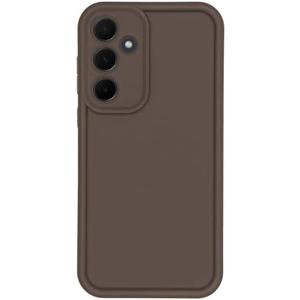 Puxicu Slim Case for Samsung Galaxy S24 FE, Enhanced Camera Protection, Shockproof Skin-Friendly Touch Soft Case Cover for Samsung Galaxy S24 FE Phone, Coffee, Pack of 2 