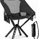 Sitpack Campster 2.0 Ultra Lightweight Backpack Chair with 5s Folding, Small Compact Portable Hiking Chairs with Bottled Sized for Camping, Outside, Climbing, Beach, Fishing (Onyx Black)