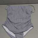 SUUKSESS Women One Piece Tummy Control Swimsuit Crisscross Backless Bathing Suit, Size L