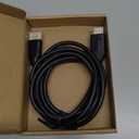 Amazon Basics DisplayPort to HDMI Cable, Uni-Directional, 4K@30Hz, 1920x1200, 1080p, Gold-Plated Connectors for Enhanced Picture Quality and Sound, 6 ft, Black