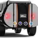 Bike Cover for Transport 2 Bike - Hicover 600D Travel Bike Covers for 2 Bikes on Rear Bike Rack Heavy Duty & Waterproof, Outdoor Full Bicycle Rack Cover for 2 Bikes on Car Hitch Storage