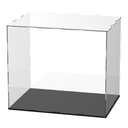 Clear Acrylic Display Case, 14 x 10 x 12 Inch Assemble Clear Acrylic Display Box Dustproof for Action Figures/Model/Statues/Collectibles/Doll/Toys/Home Storage