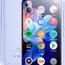 80GB mp3 Player with Bluetooth and WiFi, 4.02" Touchscreen MP3 Player with Camera, Android MP3 MP4 Player for Kids with Spotify, Deezer, Amazon Music, Audible, Support up to 1TB