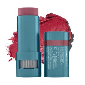 Colorescience Sunforgettable Total Protection Color Balm SPF 50, Mineral, Broad Spectrum, Buildable Lip & Cheek Color (Berry)