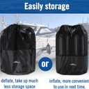 Affordura Boat Fender 4 Pack Boat Bumpers Fenders with 4 Ropes, Boat Bumpers for Pontoon Boat Fenders Inflatable