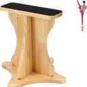 Cheer Balance Trainer, Wooden Cheer Flyer Stand, Cheer Stand for Cheerleading Flyer Balance, Cheer Flyer Stand Balance and Flexibility Trainer for Flexibility Core Strength (Cross Structure)