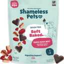 Shameless Pets Soft-Baked Dog Training Treats, Duck Duck Beet - 16 oz (EXP 10/01/26)