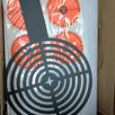 KNINE OUTDOORS AR500 Steel Target for Shooting Target Stand System Kit, 3/8" Thick 7"x 12" Silhouette Targets, 3/8" Thick 6" Gong Targets