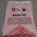 2 x Valentine V Neck Shirt for Women Cute Love Heart Long Sleeve Casual Tee Tops (Pink, L)