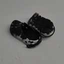 Cubufly Toddler Kids Clogs Garden Shoes for Boys Girls Marbled Tie Dye Water Shoes Slip on Sandals (2 Big Kid, Black/White)