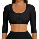 Shaper for Women Post Surgery Arm Lipo Compression Sleeves Slimming Arm Front Closure Shapewear Bra L