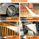 Electric Pressure Washer 4500PSI 2.8 GPM with Anti-Tipping Technology
