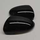 ApplianPar Driver and Passenger Side Mirror Cover Black for Hyundai Tucson 2016-2021