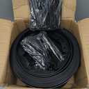 Gardzen 1.5" x 100' Landscape Edging Kit, Garden Edging Coil Comes with 120 Pcs Spikes, No Dig Lawn Border