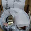 ELYONA Vintage Hammered Pendant Light Fixture, 7 Small Brushed Brass Metal Hanging Light Solid Wood Antique Gold Pendant Lamp for Kitchen Island, Farmhouse, Dining Room, Adjustable Height (Brass - 1 Pack)