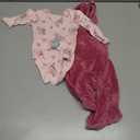 The Children's Place Baby Girls' And Newborn Long Sleeve Body Suit and Overalls, 2 Piece Outfit (M)