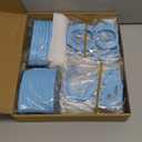 XUWAIDSGN Wooden Table Numbers 1-15 with Oval Base Table Numbers for Wedding Reception Wood Rustic Wedding Signs Holders Stands for Banquets Anniversary Parties (Blue)