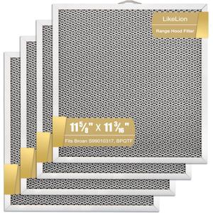 Range Hood Filter Replacement 11-1/4" X 11-5/8" For Broan Nutone QT2000 WA6500, 99010317, BPQTF, WA65F, S99010317 Ductless Stove Vent Filter 4-Pack