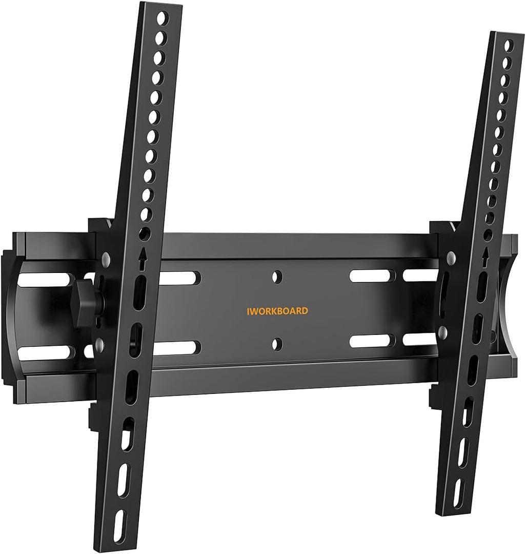IWORKBOARD 40 50 55 inch Tilting TV Wall Mount for 24-65 '' TVs, Low Profile TV Mount, Ultra Slim Wall Mounts TVs Bracket, Max VESA 400x400mm, 99 lbs & 16 inch Studs, Fit Most 32+ 42 43 45 Screen
