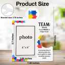 Team Gifts Photo Frame, Appreciation Gifts for Coworkers Teammates Leaders, Team Definition Puzzle Picture Frame Office Desk Decor,4x6 Inches Photo