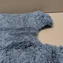 MIULEE Dusty Blue Bathroom Rugs Soft Small Microfiber Bath Mat 16x24 Inch | Absorbent, Non Slip, Quick Dry, Fluffy Bath Rugs for Bathroom Floor Tub Showers, Machine Washable