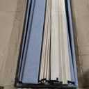 Queen Size Bed Frame with Upholstered Wingback Headboard, Easy Assemnly Platform Bed, Wooden Slat Support No Box Spring Needed, Light Gray