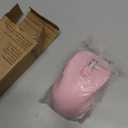 WisFox 2.4G Wireless Mouse for Laptop, Ergonomic Computer Mouse with USB Receiver and Type-C Adapter, 3 Adjustable Levels DPI, 6 Button Cordless Wireless Mice (Blush Pink)