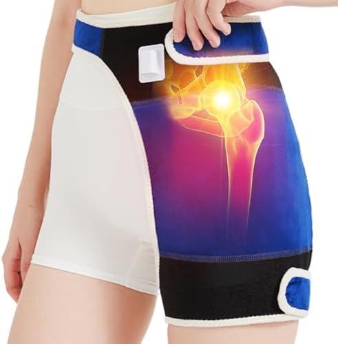 Hip Heating Pad for Hip Pain Relief, Electric Hip Brace for Sciatica Pain Relief, Super Soft Heating Pad for Hip with 10-90min Auto-Off Timer, 86-158℉ Heat Level