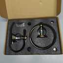 WOLIBEER Crystal Towel Ring, Gold Toilet Paper Holder Hand Towel Holder Towel Hook Tissue Roll Paper Holder Wall Mounted Towel Hanger 2 Pieces Sets