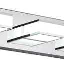 LED Modern Bathroom Vanity Lights Fixtures 3 Light Stainless Steel LED Vanity Lighting above Sink Acrylic 21W Bathroom Lamp Contemporary Chrome Wall Sconces Light Over Mirror (Cool White 6000K) (3T-20 Inch)