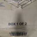 GarveeHome Full Bed Frame with Storage Headboard, Kids Bed Frame with 2 Drawers, Boucle Upholstered Platform Bed with Bookcase, No Box Spring Needed, Easy Assembly, Grey