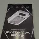 Nail Duster Collector, 4000RPM Dust Collector Nail Tech with Wrist Rest, Detachable Nail Dust Collector Filter-0-100% Suction Control, WhiteCooling System for Salon & Home.