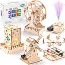 Yutin 5 Individual STEM Science Kits for Kids, Wood Arts and Craft Kits, STEM Toys for Boys Girls Age 8-12 8 10 12 13 14 Birthday Gift Idea, 3D Puzzles Building Engineering Model Set