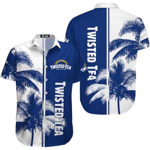 Crown Fan Hawaiian Shirts for Men and Women, Tropical Summer Beach Shirt, Crown Lovers Button Shirt, Holiday Shirt (XXXL)