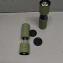 LARS NYSM Salt and Pepper Grinder Set Manual, Stainless Steel Salt and Pepper Mills with Adjustable Ceramic Grinder I Design Spice Shakers (Sage Green)