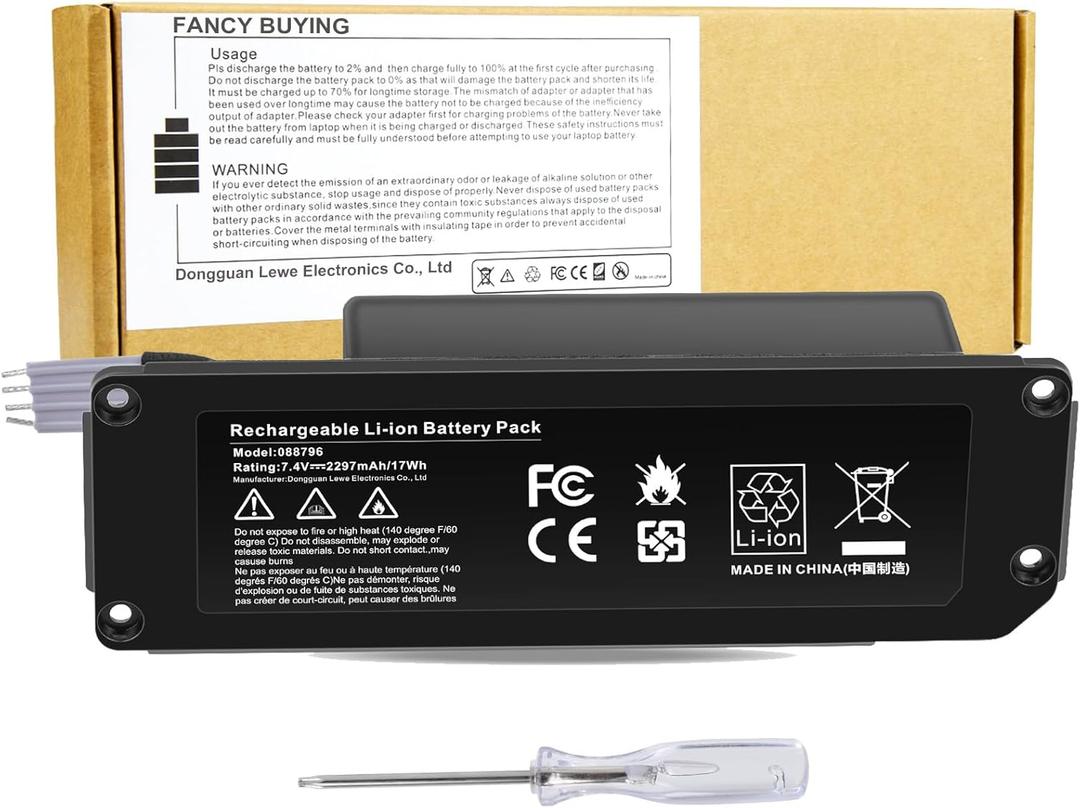Fancy Buying 2297mAh 088796 088789 088772 080841 Replacement Battery for Bose Soundlink Mini 2/Soundlink Mini II Series