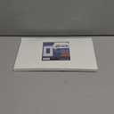 CML Jumbo Decorator Wall Plate, 6 Pack Oversized Electrical Outlet Receptacle Covers, 1-Gang White Switch Plates, Over-Size 3.5 x 5.5, Impact Resistant, ETL Listed